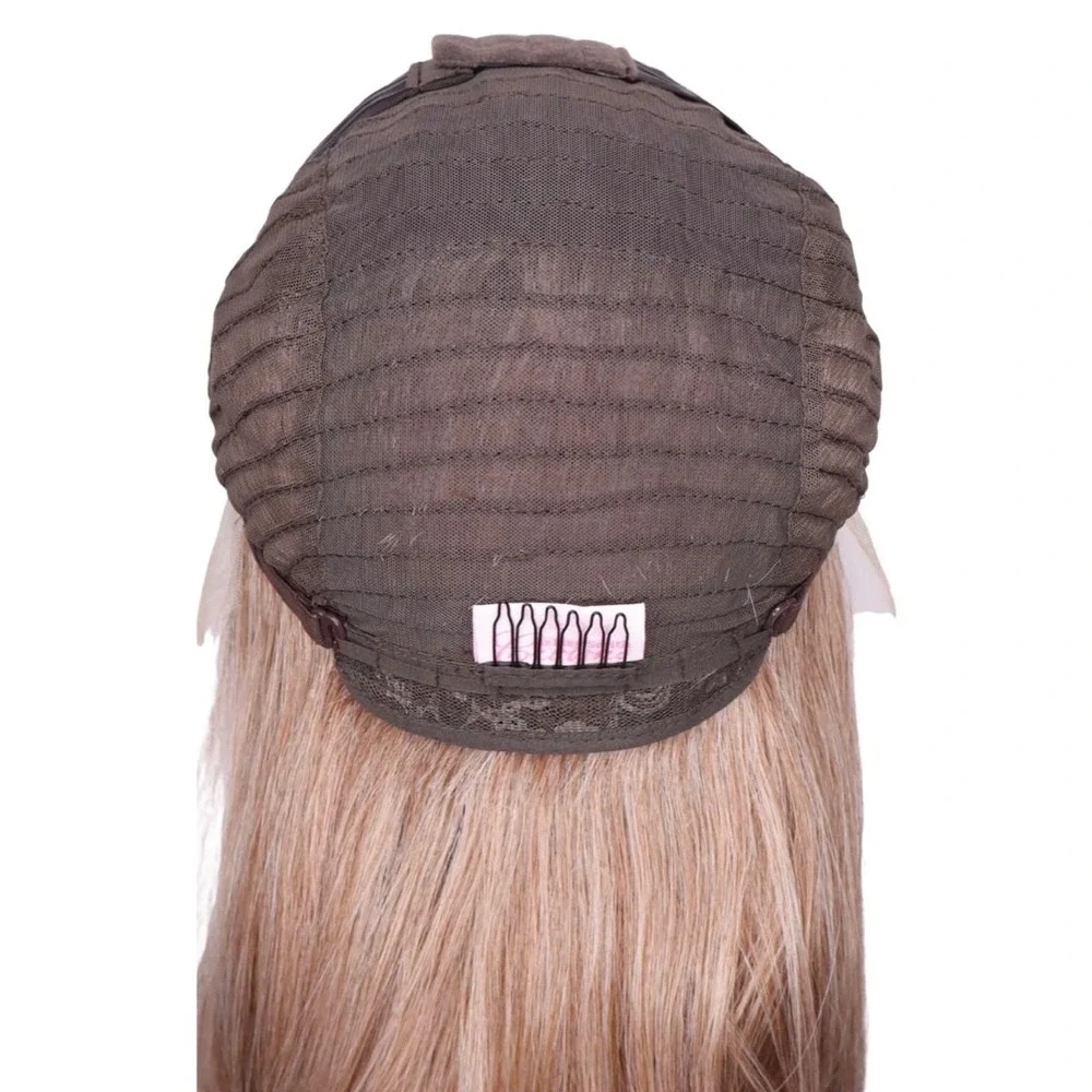 CSC - Aria Scandi Apricot Petite - Chelsey Smith Crowns Pink Blonde NWT New Wig